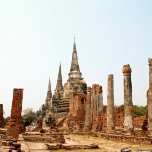 บรรยากาศการท่องเที่ยวในกรุงเทพ ประเทศไทย