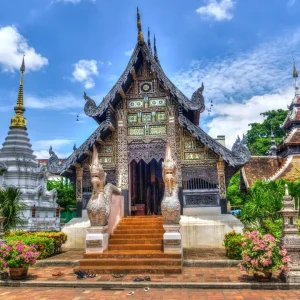 บรรยากาศการท่องเที่ยวในเชียงใหม่ ประเทศไทย