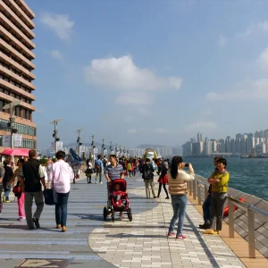 บรรยากาศการท่องเที่ยวในฮ่องกง ประเทศฮ่องกง