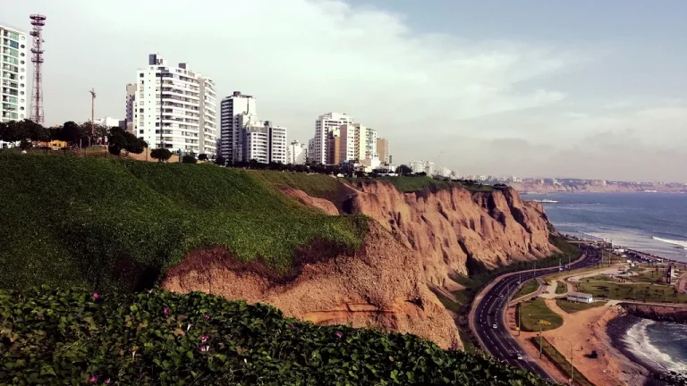 Travel view of Lima, Peru