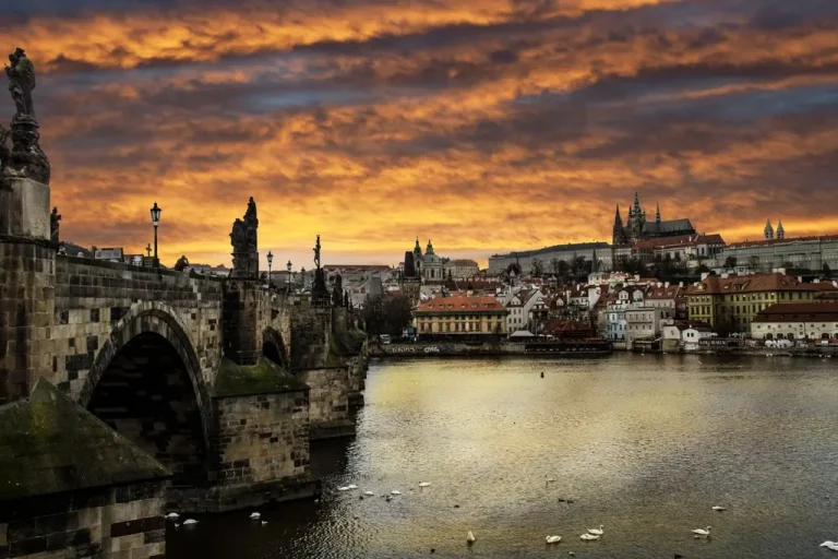 Travel view of Prague, Czechia