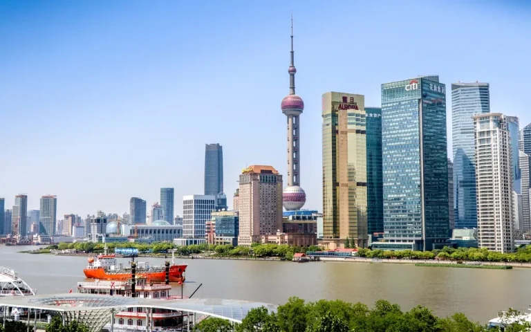 Travel view of Shanghai, China