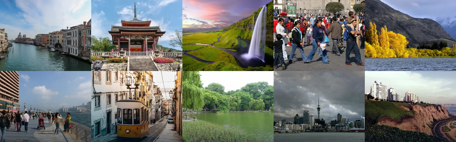 ภาพรวมจุดหมายยอดนิยมสำหรับแพลนเที่ยวในร้าน Plan a Trip